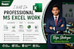 do professional data entry and microsoft office work