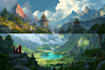 do the landscape illustration or concept art for you