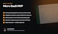 build your micro saas mvp with next js and supabase
