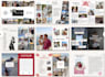 design a complete editable couple magazine template in canva