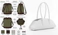 do handbag backpack tote and purse design concepts with tech packs