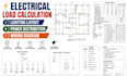 electrical load calculation lighting layout power distribution wiring diagram