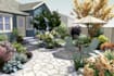 create your front garden backyard patio landscape design