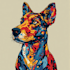 create professional animal pop art illustration
