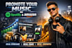do spotify promotion, amazon promotion, music blog, spotify streams growth