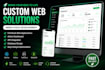 develop your saas web application as a full stack backend developer