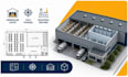 design warehouse layout, cold storage, industrial building floor plan