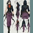 design a complete anime character sheet reference