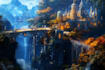 make a beautiful digital landscape