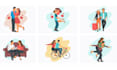 design modern flat vector illustrations