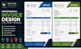 design xero custom invoice professional templates