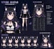 create a custom vtuber avatar, live2d model and anime streaming character
