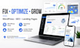 fix wordpress, optimize SEO, setup clarity, dashboards and landing pages expert