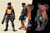 design cyberpunk character, original character design