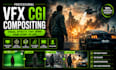 do vfx, cgi, compositing, green screen, motion tracking, and visual effects