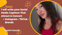 write social media captions that attract and convert