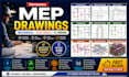 create architectural plans structural electrical and mep drawings