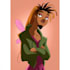draw a express cartoon character model