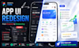 redesign your mobile app UI UX into a premium modern interface