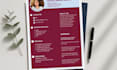 editable canva cv resume pdf
