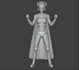 create action figure design, 3d action figure statue articulated model