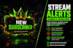 design custom animated twitch alerts, stream alerts and stinger transitions