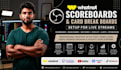 setup custom whatnot scoreboards and card break boards using obs