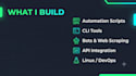 build a python bot, automation script or web scraper
