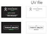 design a professional business visiting card