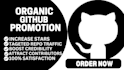 do github promotion to gain stars fork repo traffic gitgub marketing github