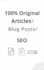 write articles, blog posts and product descriptions