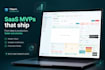 build your saas mvp web app with next js, react, and node js