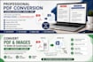 convert scanned documents and images into searchable PDF