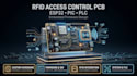 design rfid access control pcb, esp32, pic, plc and embedded firmware
