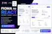 convert your figma design into a pixel perfect react app