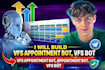 setup an appointment bot,vfs bot,booking bot,bls appointment