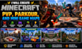 create minecraft pvp, parkour, and mini game maps