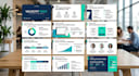 design a premium startup pitch deck and presentation