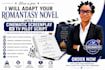 adapt your romantasy novel into a cinematic screenplay TV pilot script