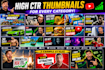 design mind blowing  thumbnails in 2 hours only