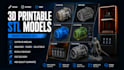 create 3d printable stl models, miniatures, figures and collectibles