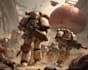 illustrate a warhammer 40k character art