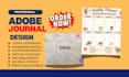 do adobe indesign calender tracker planner workbook journal design for amazon