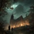 illustrate gothic fantasy horror scenes and monsters