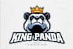 design a professional panda mascot logo