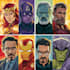superhero comic book art and illustration