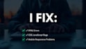fix HTML CSS javascript bugs and responsive issues