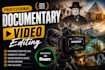 edit documentary videos professionally