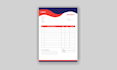 do stunning invoice, receipt and letterhead within 4 hours