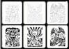 create custom monochrome coloring pages or book for amazon KDP etsy